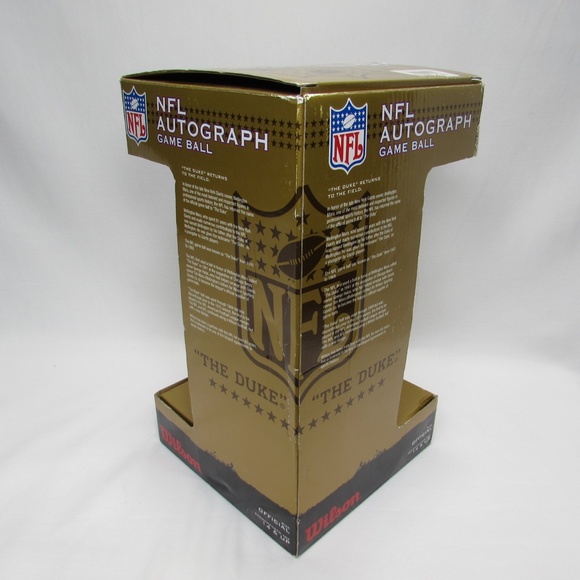 2007 Baltimore Ravens Autographed Football Wilson The Duke Official Size - Picture 5 of 5